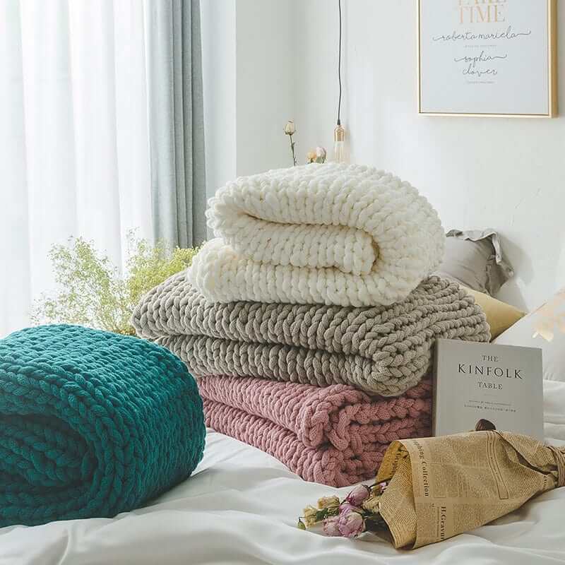 Plaid Cocooning Confortable En Crochet