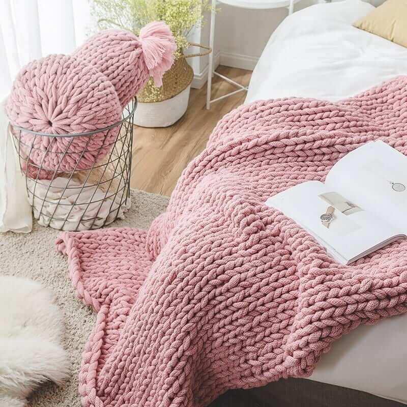 Plaid Cocooning Confortable En Crochet